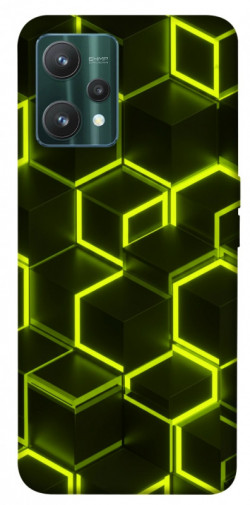 Чехол itsPrint Neon hexagon для Realme 9 Pro