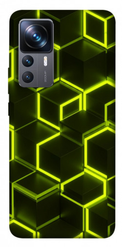 Чехол itsPrint Neon hexagon для Xiaomi 12T / 12T Pro