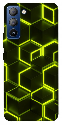 Чехол itsPrint Neon hexagon для TECNO Pop 5 LTE