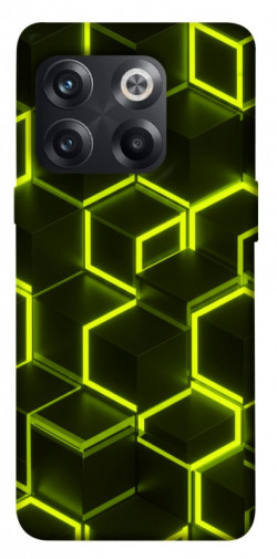 Чехол itsPrint Neon hexagon для OnePlus 10T