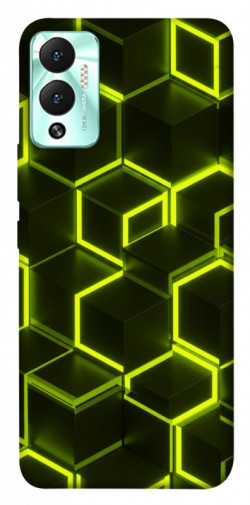 Чехол itsPrint Neon hexagon для Infinix Hot 12 Play