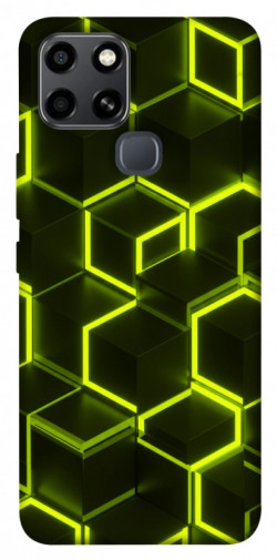 Чехол itsPrint Neon hexagon для Infinix Smart 6