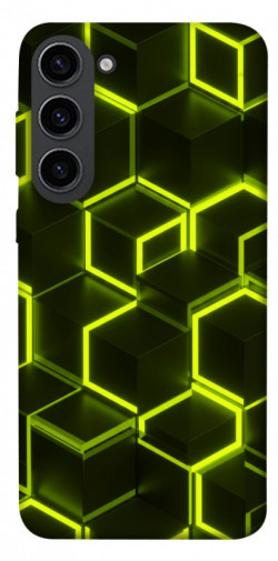 Чехол itsPrint Neon hexagon для Samsung Galaxy S23