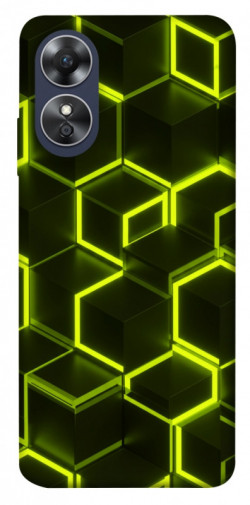 Чехол itsPrint Neon hexagon для Oppo A17