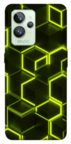 Чехол itsPrint Neon hexagon для Realme GT2