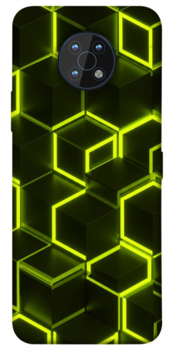 Чехол itsPrint Neon hexagon для Nokia G50