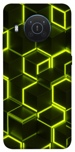 Чехол itsPrint Neon hexagon для Nokia X10 / X20