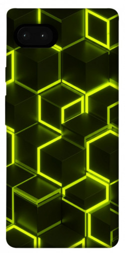 Чехол itsPrint Neon hexagon для Google Pixel 7a