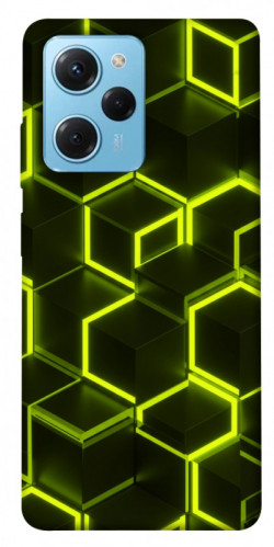Чехол itsPrint Neon hexagon для Xiaomi Poco X5 Pro 5G