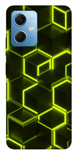 Чехол itsPrint Neon hexagon для Xiaomi Poco X5 5G