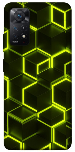 Чехол itsPrint Neon hexagon для Xiaomi Redmi Note 11 Pro 4G/5G