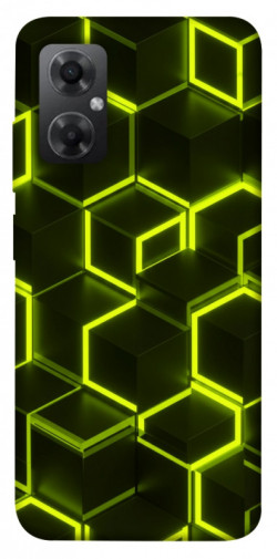 Чехол itsPrint Neon hexagon для Xiaomi Redmi Note 11R