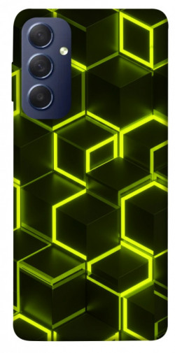 Чехол itsPrint Neon hexagon для Samsung Galaxy M54 5G