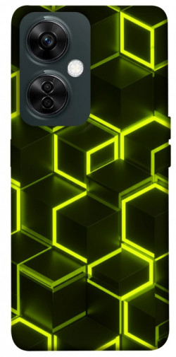 Чехол itsPrint Neon hexagon для OnePlus Nord CE 3 Lite