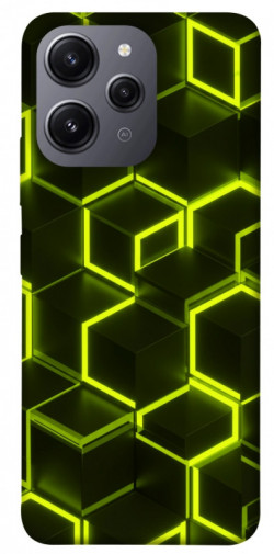 Чехол itsPrint Neon hexagon для Xiaomi Redmi 12