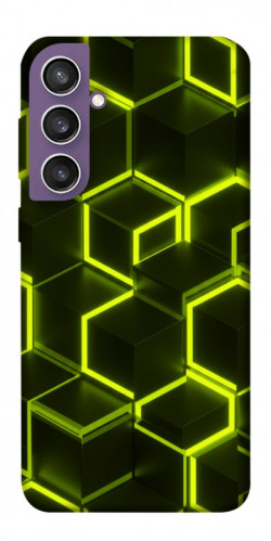 Чехол itsPrint Neon hexagon для Samsung Galaxy S23 FE