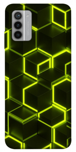 Чехол itsPrint Neon hexagon для Nokia G42