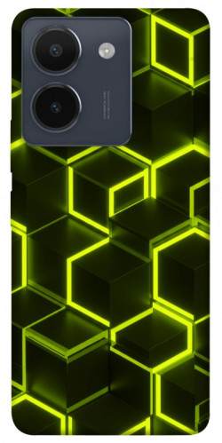 Чехол itsPrint Neon hexagon для Vivo Y36