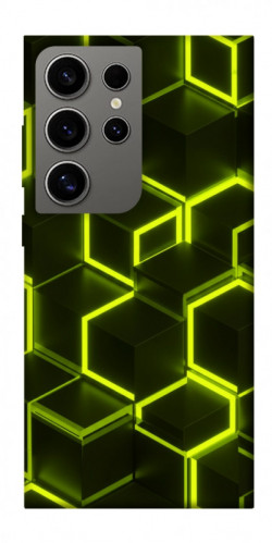 Чехол itsPrint Neon hexagon для Samsung Galaxy S24 Ultra