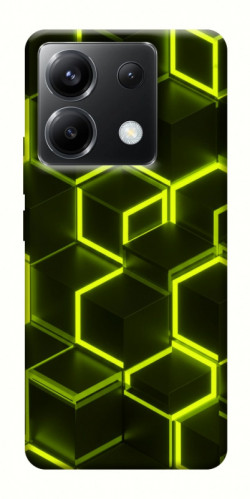 Чехол itsPrint Neon hexagon для Xiaomi Poco X6