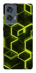 Чехол itsPrint Neon hexagon для Motorola Edge 50 Fusion