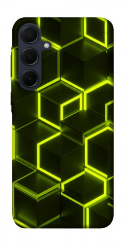 Чехол itsPrint Neon hexagon для Samsung Galaxy A55