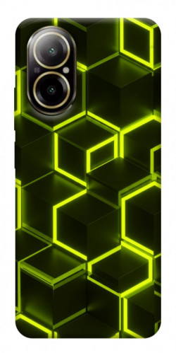 Чехол itsPrint Neon hexagon для Realme C67 4G