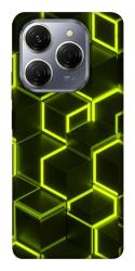 Чехол itsPrint Neon hexagon для TECNO Spark 20 Pro
