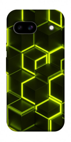 Чехол itsPrint Neon hexagon для Google Pixel 8a