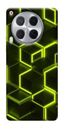 Чехол itsPrint Neon hexagon для TECNO Camon 30 (CL6)