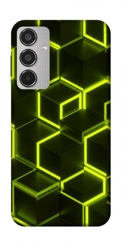 Чехол itsPrint Neon hexagon для Samsung Galaxy M35 5G
