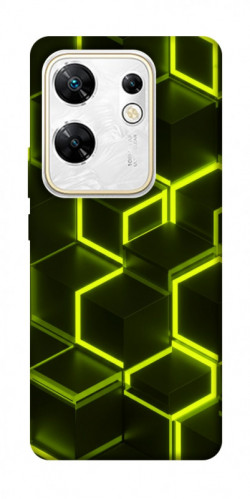 Чехол itsPrint Neon hexagon для Infinix Zero 30 4G