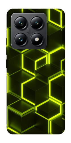 Чехол itsPrint Neon hexagon для Xiaomi 14T Pro