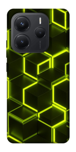 Чехол itsPrint Neon hexagon для Xiaomi Redmi Note 14 5G