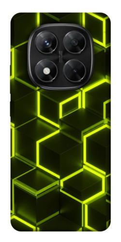 Чехол itsPrint Neon hexagon для Xiaomi Redmi Note 14 Pro 5G