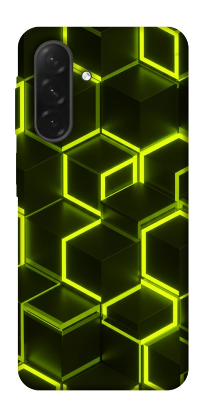 Чехол itsPrint Neon hexagon для Samsung Galaxy A26 5G, паттерн, купить оптом с доставкой