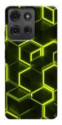 Чехол itsPrint Neon hexagon для Motorola Moto G75 5G