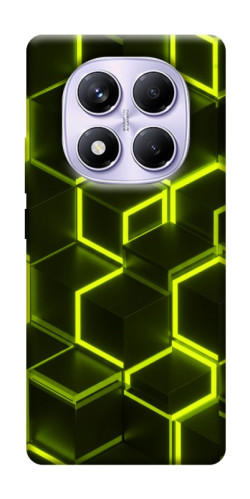 Чехол itsPrint Neon hexagon для Xiaomi Poco X7