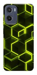 Чехол itsPrint Neon hexagon для Motorola Moto G05