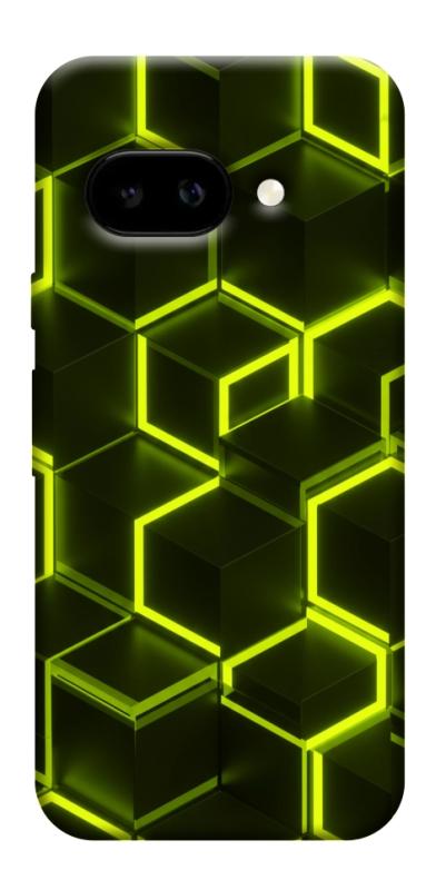 Чехол itsPrint Neon hexagon для Google Pixel 9a, паттерн, купить оптом с доставкой