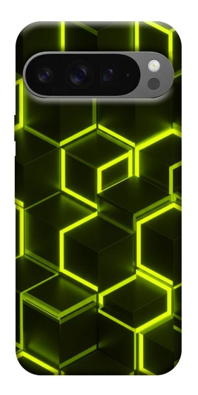Чехол itsPrint Neon hexagon для Google Pixel 10 Pro XL, паттерн, купить оптом с доставкой