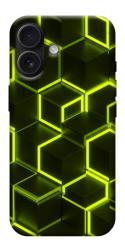 Чехол itsPrint Neon hexagon для Apple iPhone 17 (6.3")