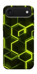 Чехол itsPrint Neon hexagon для Apple iPhone 17 Air (6.5")