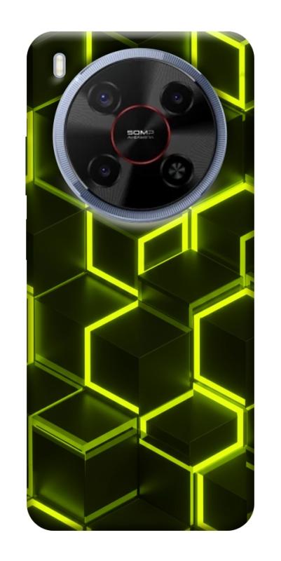 Чехол itsPrint Neon hexagon для ZTE Nubia V70 Max, паттерн, купить оптом с доставкой