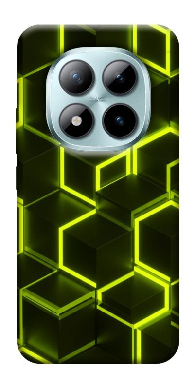Чехол itsPrint Neon hexagon для Xiaomi Redmi Note 15 Pro 5G, паттерн, купить оптом с доставкой