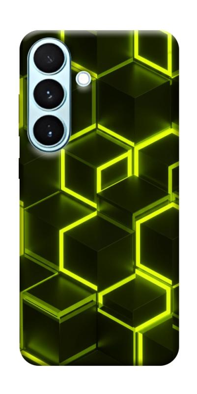 Чохол itsPrint Neon hexagon для Samsung Galaxy S26, паттерн, купити оптом з доставкою