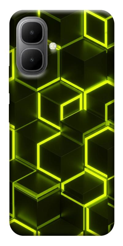 Чехол itsPrint Neon hexagon для Infinix Smart 10, паттерн, купить оптом с доставкой
