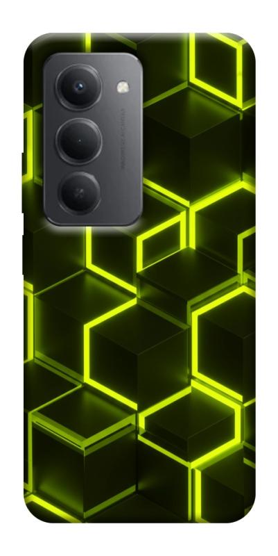 Чехол itsPrint Neon hexagon для Xiaomi Redmi 15 (Global), паттерн, купить оптом с доставкой
