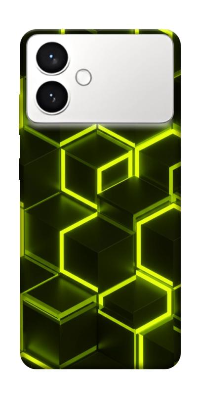 Чехол itsPrint Neon hexagon для Samsung Galaxy S26+, паттерн, купить оптом с доставкой