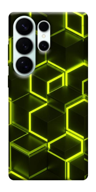 Чехол itsPrint Neon hexagon для Samsung Galaxy S26 Ultra, паттерн, купить оптом с доставкой